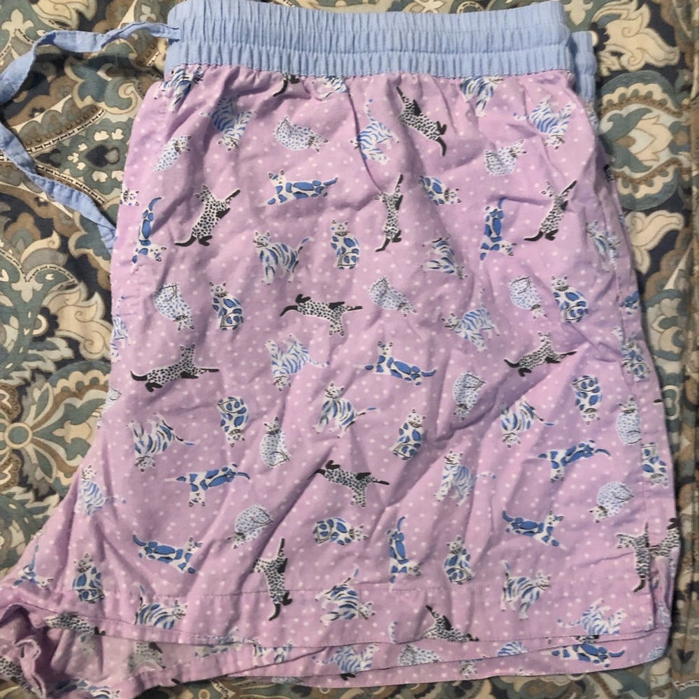 Cat print sleep shorts, Gap body
